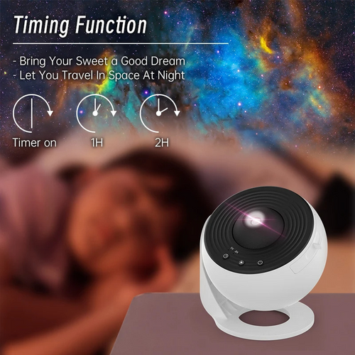 Galaxy Star Projector — Bluetooth Music Sync + Nebula Sky