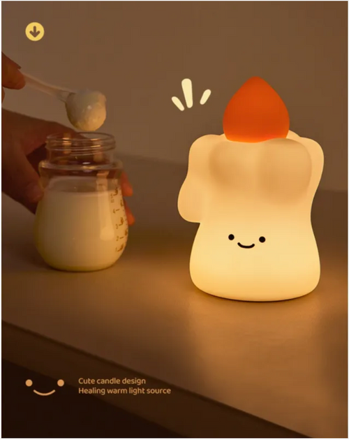 LED Candle Night Light — Flameless Glow for Cozy Nights