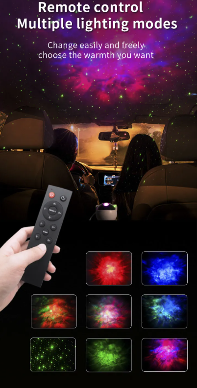 Astronaut Galaxy Projector — Nebula Skies + Cute Spaceman