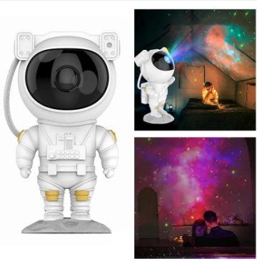 Astronaut Galaxy Projector — Nebula Skies + Cute Spaceman