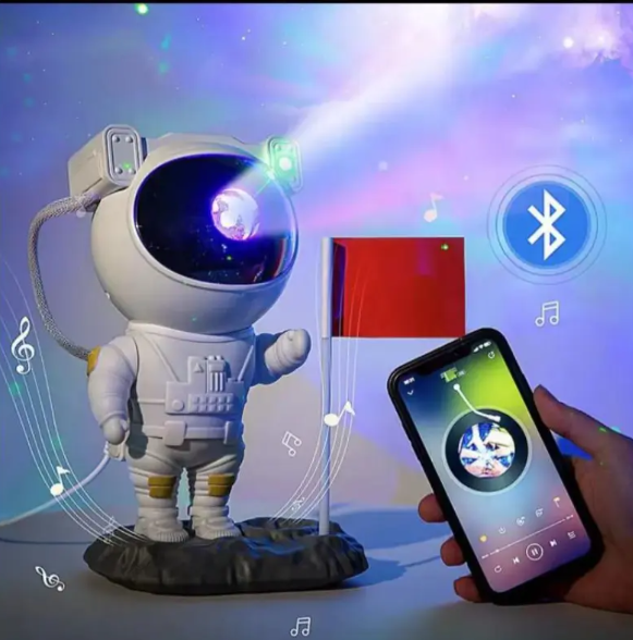 Astronaut Galaxy Projector — Nebula Skies + Cute Spaceman